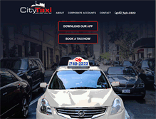 Tablet Screenshot of citytaxitoronto.com
